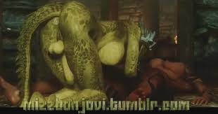 Elizabeth the Argonian indulges in her desires- Funny cocks