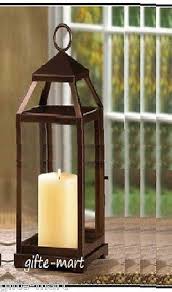 Our products include everything from simple tea light holders to striking, tall torches which immediately catch the eye. Large 17 Tall Malta Bronze Brown Candle Lantern Holder Light Outdoor Terrace Ebay