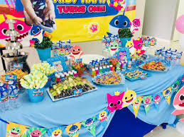 La Imagen Puede Contener Comida Shark Themed Birthday Party Shark Theme Birthday Baby Boy Birthday