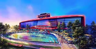 Le Parc A Themes Espagnol Portaventura Annonce Ferrari Land Un Concept Autour Du Celebre Constructeur Automobile Reves Connectes Le Revo Rama Ferrari Parcs Voyage Espagne