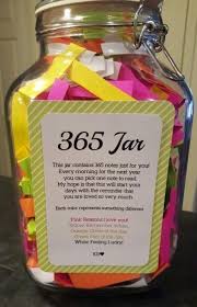 When you're ready you can gift the pretty jar full of love notes to your loved one! Facebook