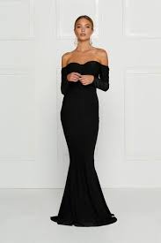 Salma Off Shoulder Gown Black Tie Event Dresses Event Dresses Black Tie Dress