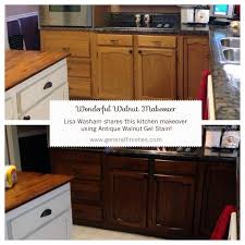 Pin By General Finishes On Gel Stains From General Finishes Walnut Kitchen Cabinets Gel Stain Diy Furniture Renovation