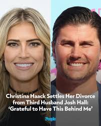 Christina Haack and Josh Hall have settled their divorce. The star of  HGTV's 'Christina