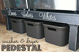 Cheaper than buying the manufacturer's plastic pedestals and more fun to build anyway! Diy Washer Dryer Pedestal A Diamond In The Stuff