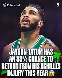 Jayson Tatum has a STRONG chance to come back this season… and the East is  wide open 👀 @polymarket