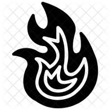 Red flame illustration, fire, fire free, text, orange, presentation png. Free Fire Tattoo Glyph Icon Available In Svg Png Eps Ai Icon Fonts