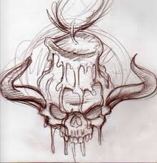 Pin By April Repik On Tattoo Flash Art Skull Art Drawing Cool Tattoo Drawings Skulls Drawing