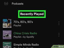 In the recently played menu, you'll see a list of your previously played songs, albums, and artists. Vor Kurzem Auf Spotify Gespielte Kunstler Auf Android Geraten Verbergen 11 Schritte Mit Bildern Wikihow