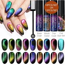 Gel polish «moon light» (cat's eye). Nail Vision Chameleon Magnetic Wide Cat Eye Gel Nail Polish Kit Soak Off Sets Ebay