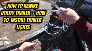 Use this as a reference when working on your boat trailer wiring. How To Rewire Utility Trailer How To Install Trailer Lights Youtube