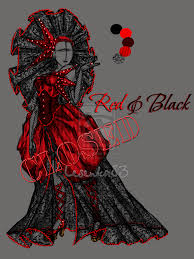 Adopt Red And Black Closed By Lesenka83 On Deviantart Cartoon Outfits Art Clothes Fashion Design Sketches