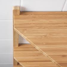Hn home wilton modern farmhouse metal and wood 3 tier indoor corner shelf. Ragrund Corner Shelf Unit Bamboo 34x99 Cm Ikea