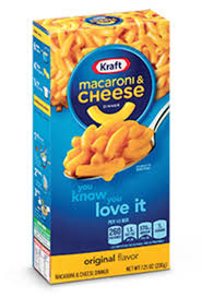 Kraft original macaroni & cheese is a convenient boxed dinner. Kraft Macaroni Cheese Mac Cheese International Foods Ltd