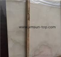 Ice Onyx Slab, White Onyx, Ice White Onyx Big Slabs & Tiles & Gangsaw Slab  & Strips (Small Slabs) & Customized