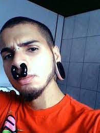 Cool Boys In Leather Septum Piercing Men Septum Piercing Body