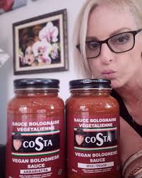 Wow!! just got a great compliment from Sonia Cote ,this is what she had to  say about Costa vegan bolognaise .. Peter this is the best Jarred sauce I  ever had... I