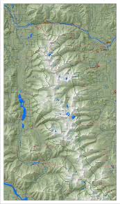 The mountains cover an area of 2,134 square miles (5,527 km²). Cabinet Mountains North Montana Wilderness Association Avenza Maps