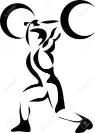 Culturista dead lift flexing bar muscle fit weightlifting bodybuilding fitness gym weights logo. Weightlifting Logo Royalty Free Cliparts Vectors And Stock Illustration Image 10771488