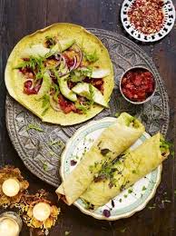 Chickpea Flour Pancakes Vegetables Recipes Jamie Oliver Recipe Tasty Vegetarian Recipes Chickpea Flour Vegetable Recipes