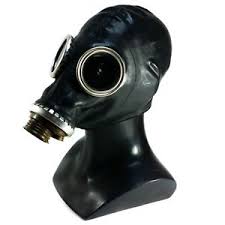 Details About Soviet Russian Military Gas Mask Gp 5 Black Rubber Only Mask Size S