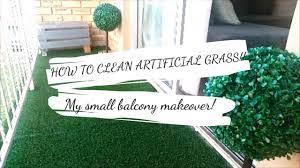 You still need to learn how to clean artificial grass. How To Clean Artificial Grass My Small Balcony Makeover Renter Friendly South African Youtuber Youtube