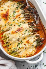 Chicken Casserole With Asparagus And Mozzarella Chicken Recipes Easy Chicken Recipes Chicken Recipes Casserole