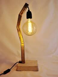 Lampe Metal Et Beton Lamp Novelty Lamp Edison Light Bulbs