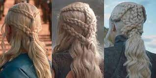 Daenerys' hair, on the other hand, follows the theory that she practices the styling done by khals of the dothraki culture where her first husband, khal drogo, was from. After Seven Seasons We Finally Noticed The Hidden Meaning In Daenerys Braids On Game Of Thrones