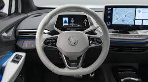 The volkswagen id.4 has 30.3 cubic feet of cargo space behind the second row, which folds down for a maximum of 64.2 cubic feet. 2021 Volkswagen Id4 Interior Review High Tech Not High End