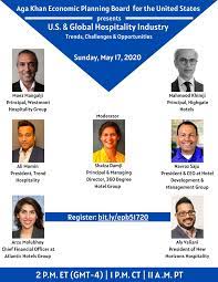 Common man is the superhero: U S Global Hospitality Industry May 17 2020 At 2 P M Et 1 P M Ct 11 A M Pt The Ismaili