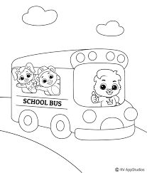 She was in kiki and miumiu's babysitter back when she was a baby. School Bus Coloring Page Free Coloring Pages