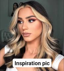 I had soooo much fun with this money piece statement piece today!!!! Got  her as close as i could to the inspo pic!!! #moneypiece #twotonehair  #jcpenneysalon #jcpsalon #jcpenney #instylesalon #salonspa #inspiration  #blondespecialist