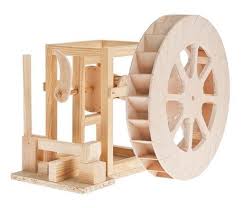 Hammerwerk Mit Wasserrad Holz Bausatz Nach Da Vinci Werkset Ab 12 J In 2020 Wasserrad Wasserrad Bauen Und Holz