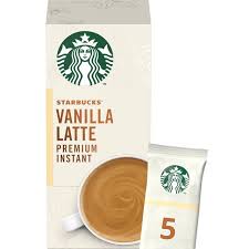 Starbucks Vanilla Latte Instant Coffee 5 Sachets 107 5g Ocado