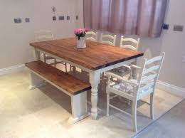 10 Seater Dining Table With Bench Lanzhome Com In 2020 Farmhouse Kitchen Table Sets Dining Table With Bench Farmhouse Table With Bench