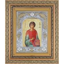 În 27 iulie, creştinii ortodocşi îl sărbătoresc pe sfântul mucenic pantelimon. Icoana Sfantul Pantelimon