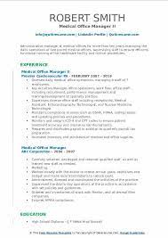 This site is intended only for us residents. Medical Office Manager Resume Samples Qwikresume