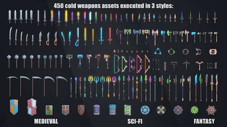 Ultimate Stylized Weapons - Best Melee Weapons Pack for Games