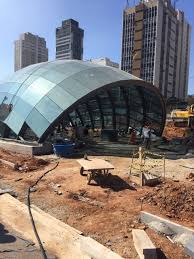 Station du métro de são paulo (fr); Via Trolebus Visita A Estacao Borba Gato Via Trolebus