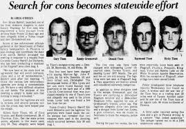 Monsters Among Us: Gary Tison, along with his sons and another inmate Randy  Greenawalt, escaped from the Arizona State Prison, killing 7