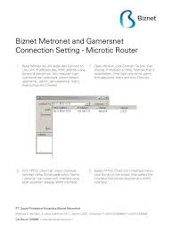· open winbox, click connect. Biznet Metronet Connection Setting Microtic Router