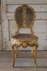 19th Century Louis Xv Style Cane And Carved Giltwood French Chair From Full Bloom Cottage Beautiful Furniture French Chairs Antique Chairs