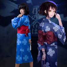 Submitted 3 days ago by elive2686. 2017 Makoto Shinkai You Name Kimi No Na Wa Cosplay Costumes Miyamizu Mitsuha Women Japan Kimono Fancy Party Outfit For Halloween Outfits Pink Outfit Sexycostumes Cool Aliexpress