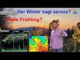 Der see hat eine haut bekommen, so dass man fast drauf gehen kann, und kommt ein großer fisch geschwommen, so stößt er mit der nase an. Ausblick April Ist Der Winter Vorbei Kommt Der Fruhling Jetzt So Richtig Wann Wird Es Warmer Youtube