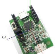 Inertial measurement unit (IMU): (a) sensor board and its ...