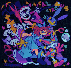 277881 - safe, artist:onebadnoodle, bubble (the amazing digital circus),  caine (the amazing digital circus), gangle (the amazing digital circus),  jax (the amazing digital circus), kinger (the amazing digital circus),  pomni (the amazing