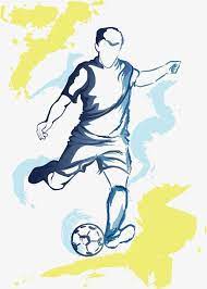Drawing Football Players Football Soccer Player Shooting Png And Vector Football Drawing Soccer Art Sports Drawings
