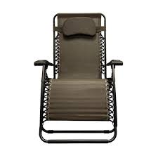 Caravan Sports Infinity Oversized Brown Metal Zero Gravity Patio Chair 80009000161 The Home Depot In 2020 Zero Gravity Chair Outdoor Recliner Patio Chairs