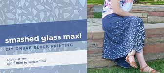 Once the z stop is set close so that the z homes with the nozzle close to the bed plate the you can level up the bed plate with a stainless steel feeler gage and you should be good to go. Smashed Glass Maxi Diy Ombre Block Printing A Mad Mim Tutorial